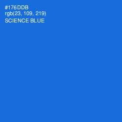 #176DDB - Science Blue Color Image