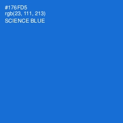 #176FD5 - Science Blue Color Image