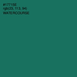 #17715E - Watercourse Color Image