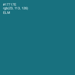 #17717E - Elm Color Image