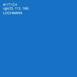 #1771C4 - Lochmara Color Image