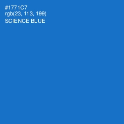 #1771C7 - Science Blue Color Image