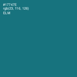 #17747E - Elm Color Image