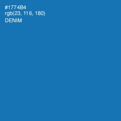 #1774B4 - Denim Color Image