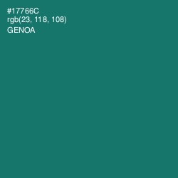 #17766C - Genoa Color Image