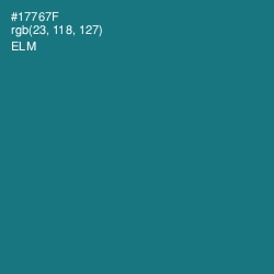 #17767F - Elm Color Image