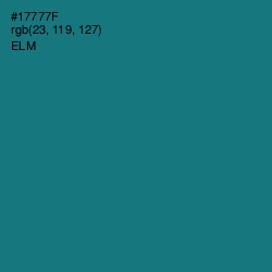 #17777F - Elm Color Image