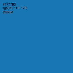 #1777B3 - Denim Color Image