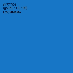 #1777C6 - Lochmara Color Image