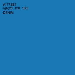 #1778B4 - Denim Color Image