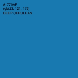 #1779AF - Deep Cerulean Color Image