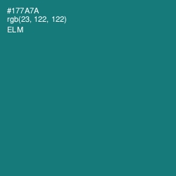 #177A7A - Elm Color Image