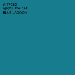 #177C8D - Blue Lagoon Color Image