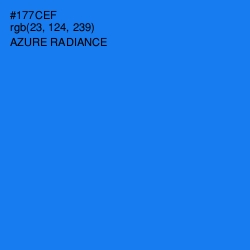 #177CEF - Azure Radiance Color Image