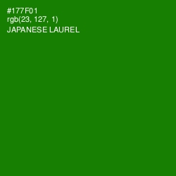 #177F01 - Japanese Laurel Color Image