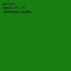 #177F11 - Japanese Laurel Color Image