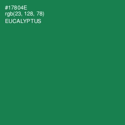 #17804E - Eucalyptus Color Image