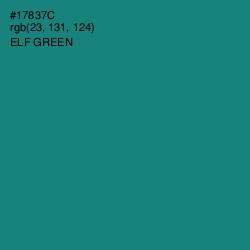 #17837C - Elf Green Color Image