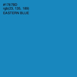 #1787BD - Eastern Blue Color Image