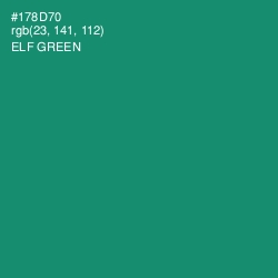 #178D70 - Elf Green Color Image