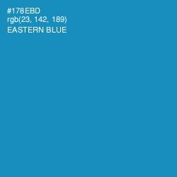 #178EBD - Eastern Blue Color Image