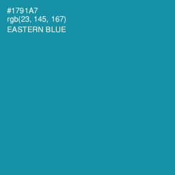 #1791A7 - Eastern Blue Color Image