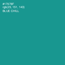 #17978F - Blue Chill Color Image
