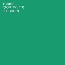 #179B6F - Elf Green Color Image