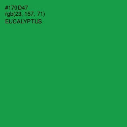 #179D47 - Eucalyptus Color Image