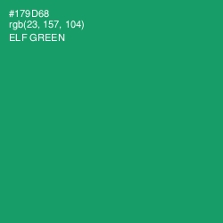 #179D68 - Elf Green Color Image