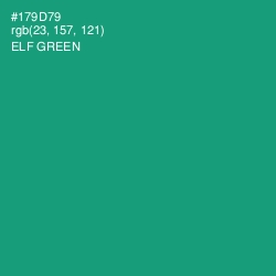 #179D79 - Elf Green Color Image