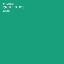 #17A07B - Jade Color Image