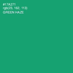 #17A271 - Green Haze Color Image