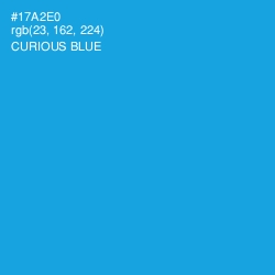 #17A2E0 - Curious Blue Color Image
