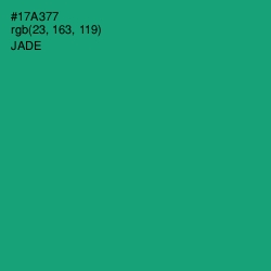 #17A377 - Jade Color Image