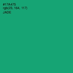 #17A475 - Jade Color Image