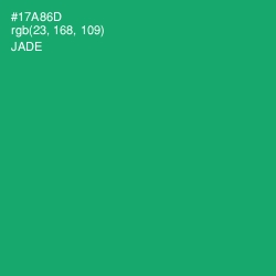 #17A86D - Jade Color Image