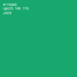 #17A86E - Jade Color Image