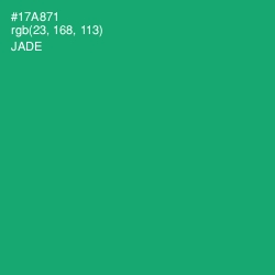 #17A871 - Jade Color Image