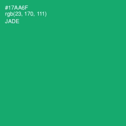 #17AA6F - Jade Color Image