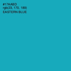 #17AABD - Eastern Blue Color Image