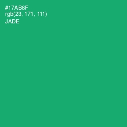 #17AB6F - Jade Color Image