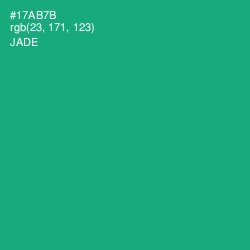 #17AB7B - Jade Color Image