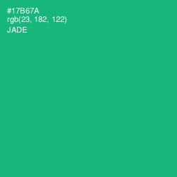 #17B67A - Jade Color Image