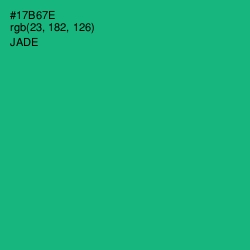 #17B67E - Jade Color Image