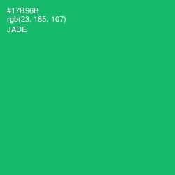 #17B96B - Jade Color Image