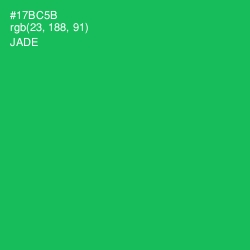 #17BC5B - Jade Color Image