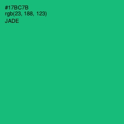 #17BC7B - Jade Color Image