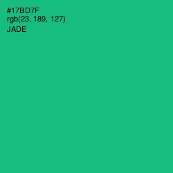 #17BD7F - Jade Color Image