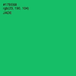 #17BE68 - Jade Color Image